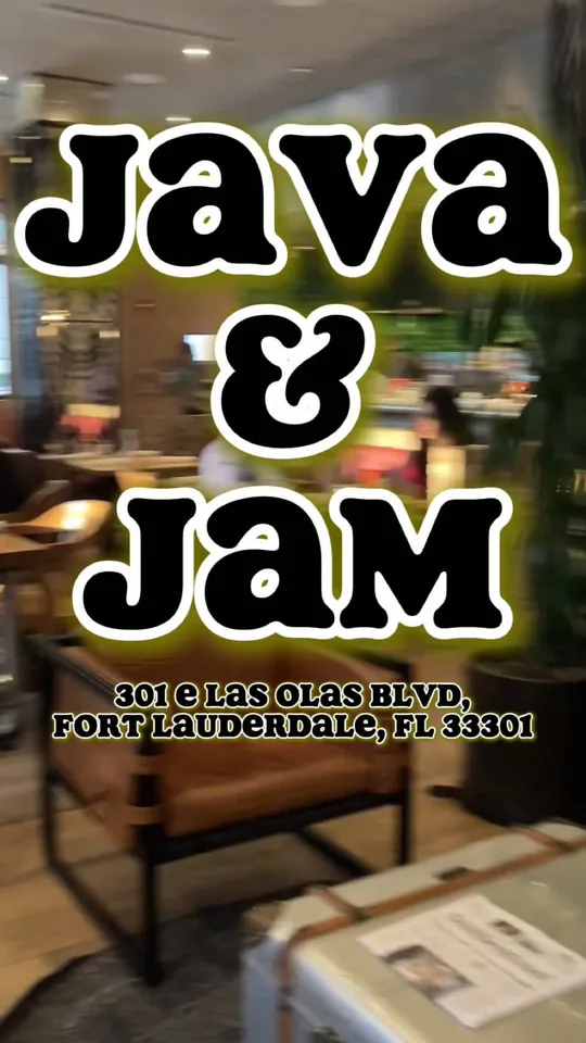 Video at Java & Jam, Fort Lauderdale