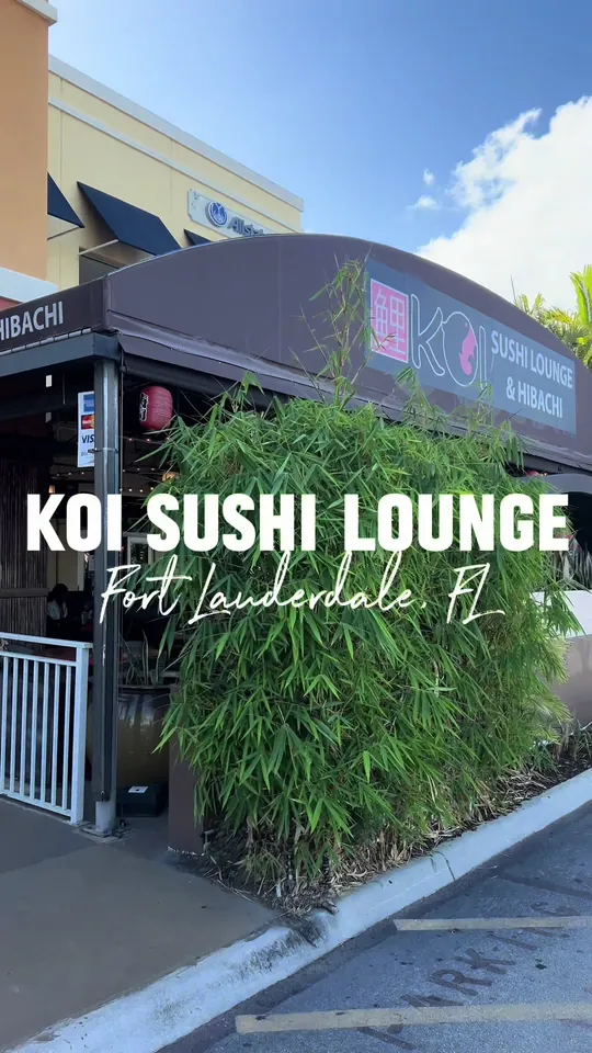 Sushi at Koi Sushi Lounge, Fort Lauderdale