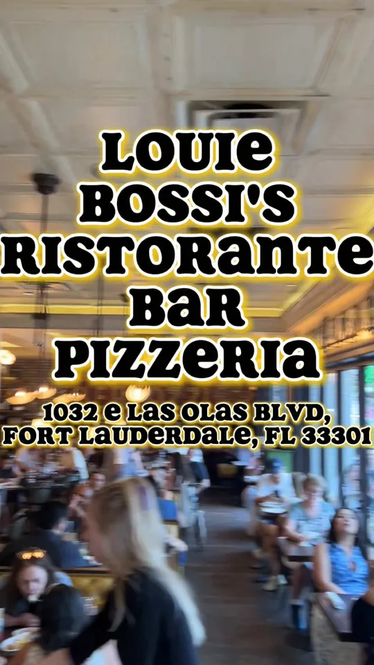 Brunch at Louie Bossi's Ristorante Bar Pizzeria, Fort Lauderdale