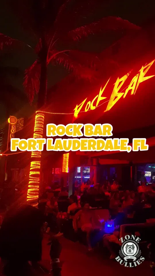 Video at Rock Bar, Fort Lauderdale