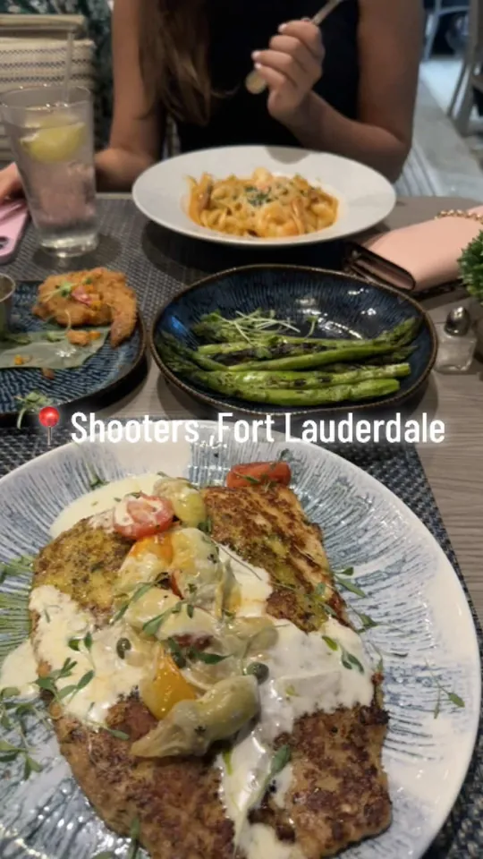 Pasta at Shooters Waterfront, Fort Lauderdale