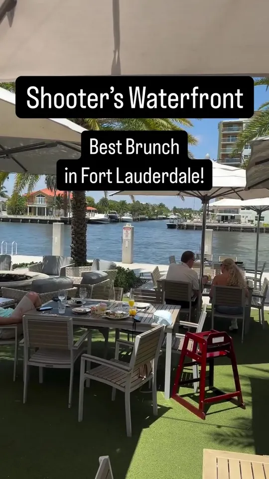 Brunch at Shooters Waterfront, Fort Lauderdale