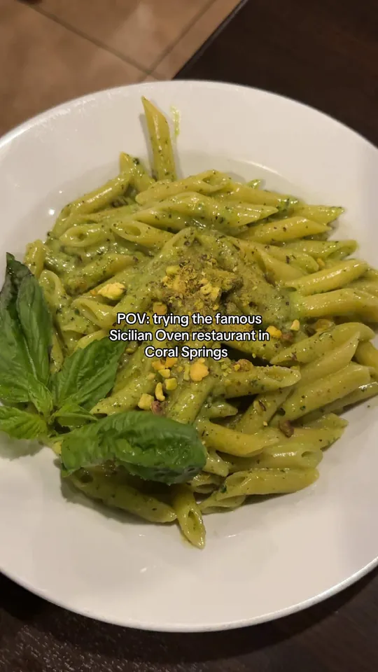 Pasta at Sicilian Oven, Fort Lauderdale