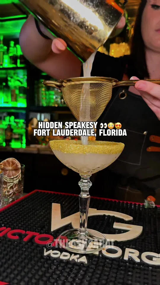Cocktails at The Green Hat Bar, Fort Lauderdale – $18 on the menu
