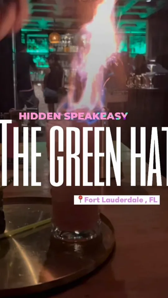 Cocktails at The Green Hat Bar, Fort Lauderdale – $18 on the menu