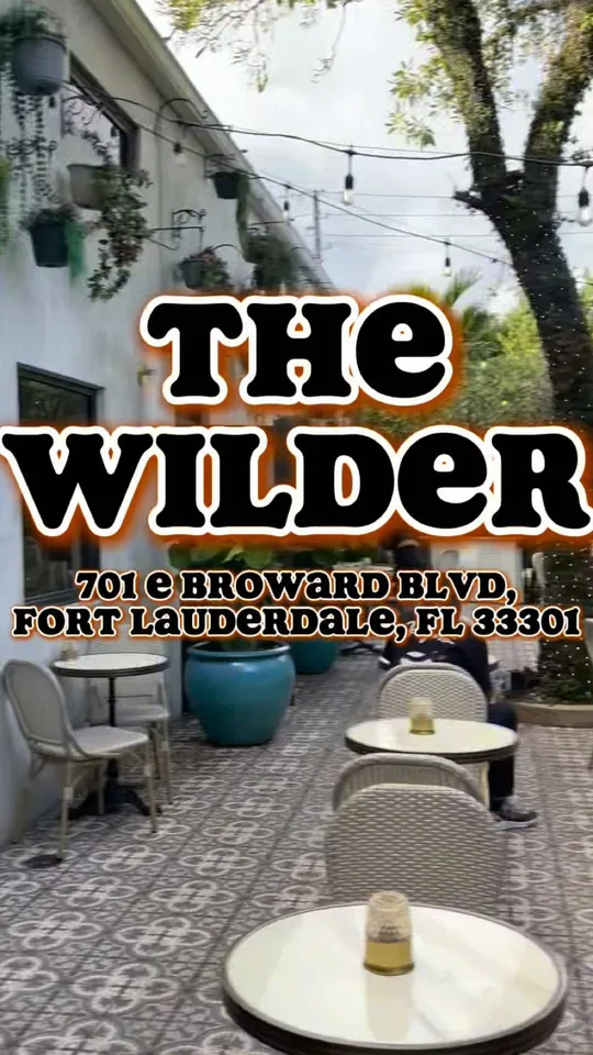 Cocktails at The Wilder, Fort Lauderdale