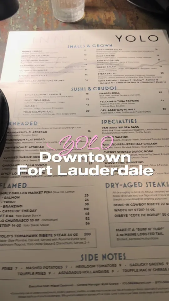 Video at Yolo, Fort Lauderdale