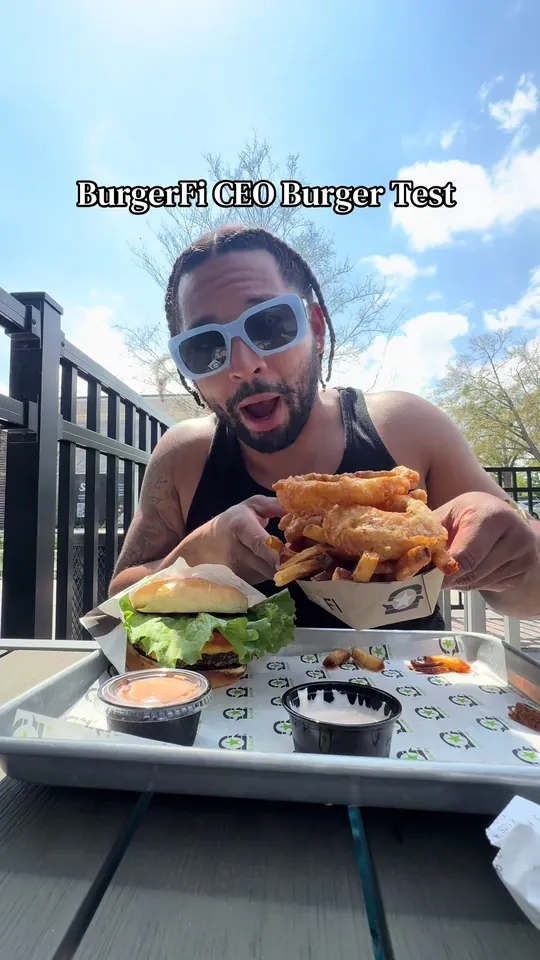Burger at Burgerfi, Fort Myers