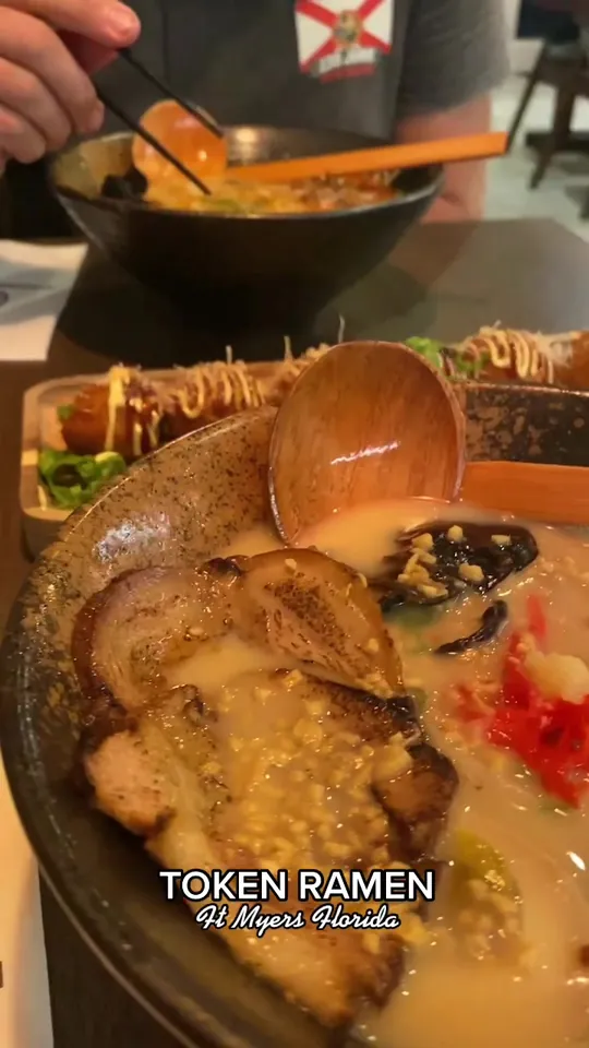 Ramen at Token Ramen, Fort Myers – $13.95 on the menu
