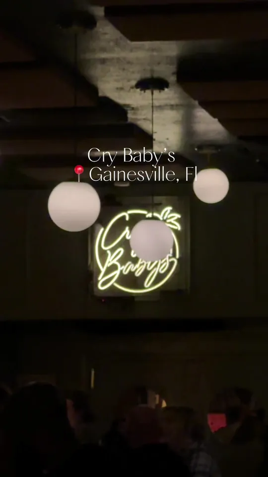 Cocktails at Cry Baby's, Gainesville – $8 on the menu