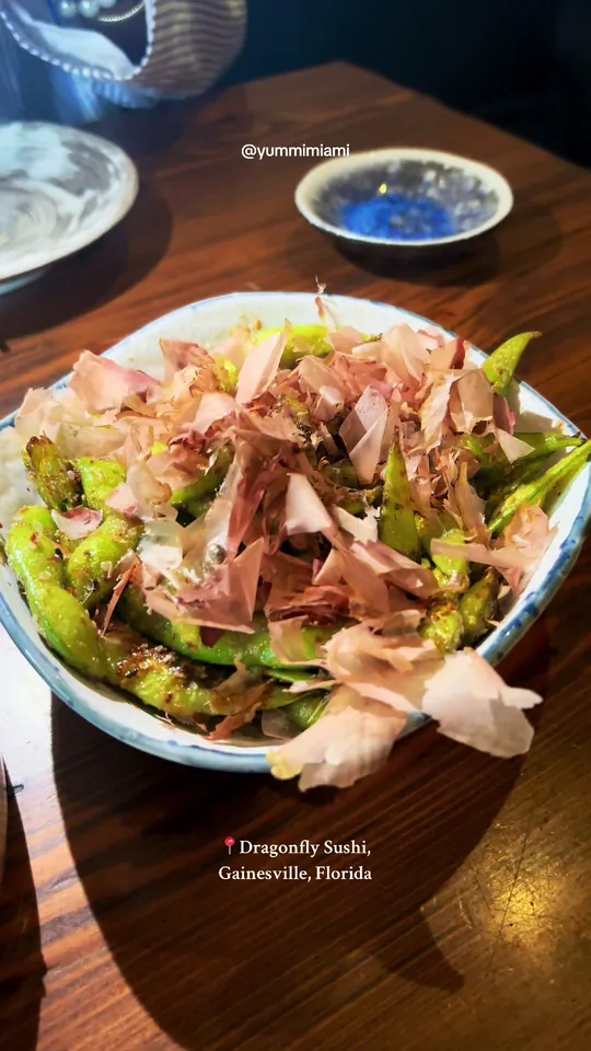 Edamame at Dragonfly Sushi & Sake Company, Gainesville