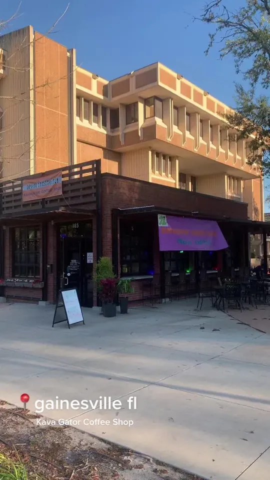 Coffee at Kava Gator Coffee Shop, Gainesville – $2.60 on the menu