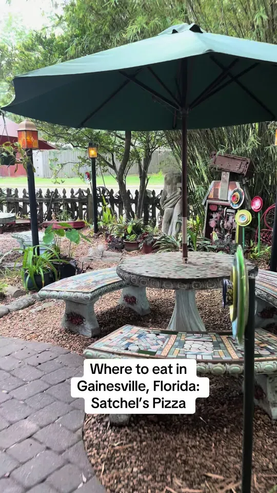 Pizza at Satchel's Pizza, Gainesville