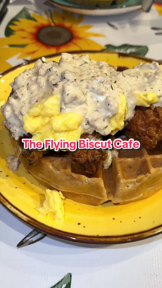 Breakfast at The Flying Biscuit Cafe, Gainesville – $12.99 on the menu