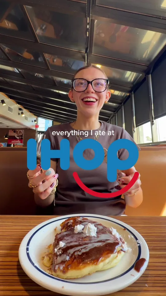Pancakes at Ihop, Hollywood – $7.99 on the menu