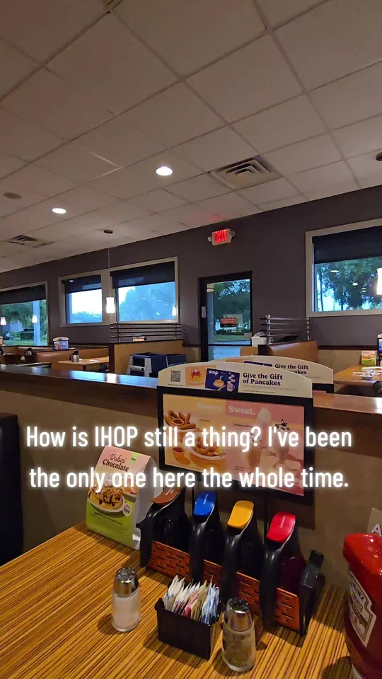 Breakfast at Ihop, Hollywood – $11.79 on the menu