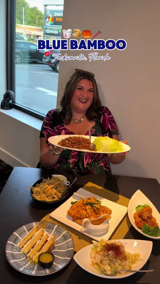 Chicken at Blue Bamboo, Jacksonville – $18 on the menu