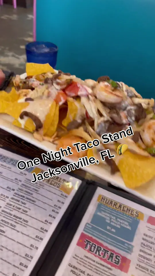 Fajitas at One Night Taco Stand, Jacksonville – $13.99 on the menu