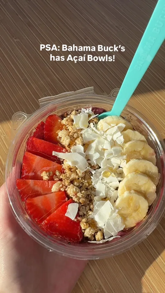 Acai bowl at Bahama Buck's - Jupiter, Jupiter