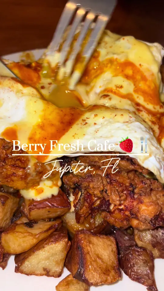 Breakfast at Berry Fresh Cafe, Jupiter