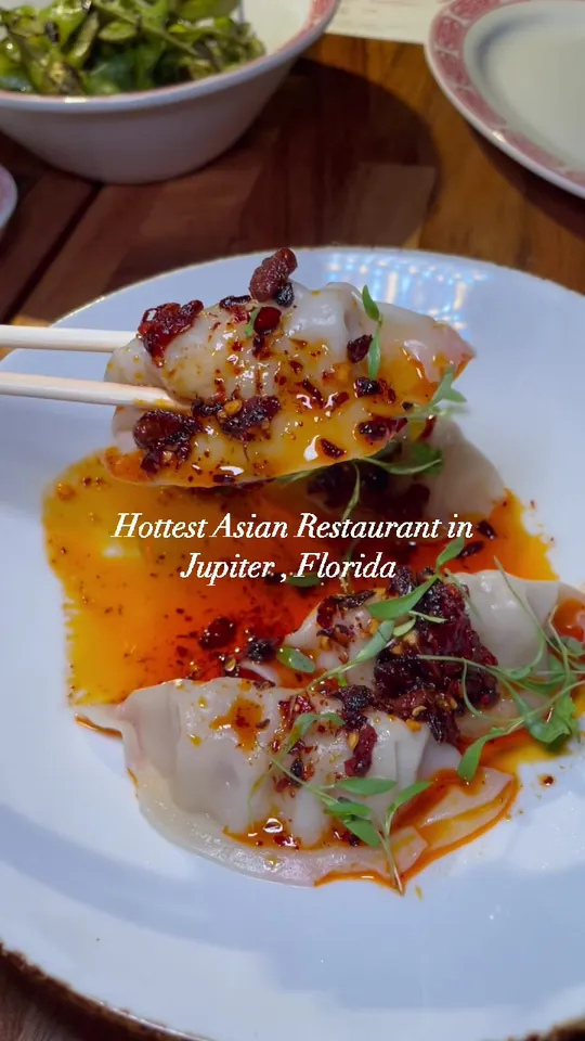 Dumplings at Blackbird Modern Asian, Jupiter – $17 on the menu