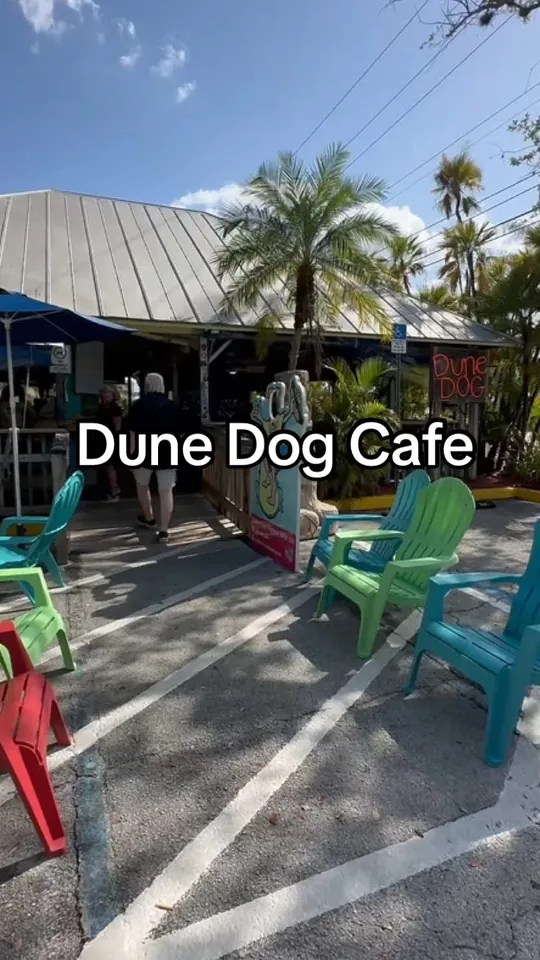Hot dog at Dune Dog Cafe, Jupiter – $8 on the menu
