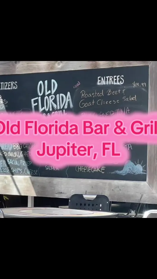 Cheesecake at Old Florida Bar & Grill, Jupiter – $8.50 on the menu