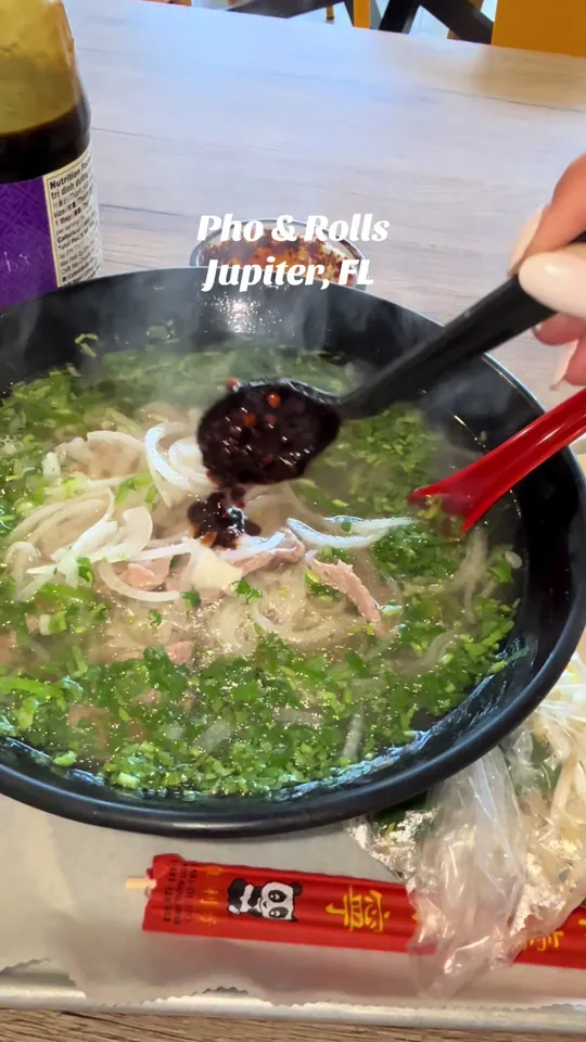 Video at Pho and Rolls, Jupiter