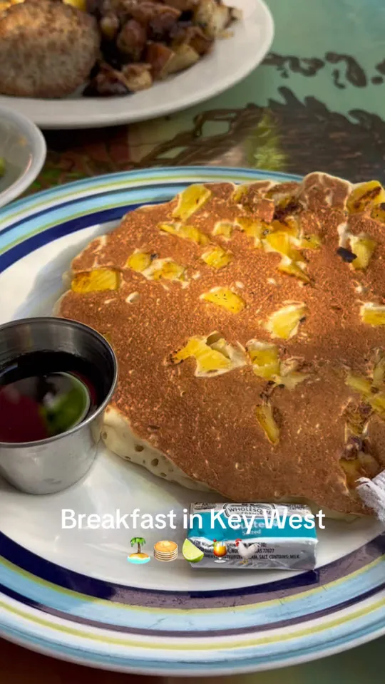 Breakfast at Blue Heaven, Key West – $13 on the menu