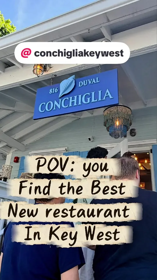 Pasta at Conchiglia, Key West