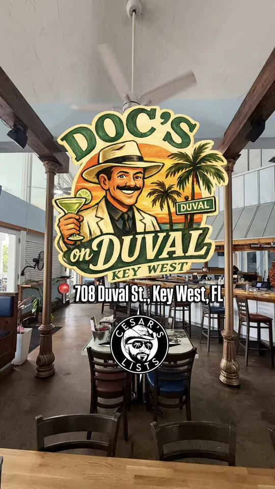 Beer at Doc's on Duval, Key West – $7.50 on the menu