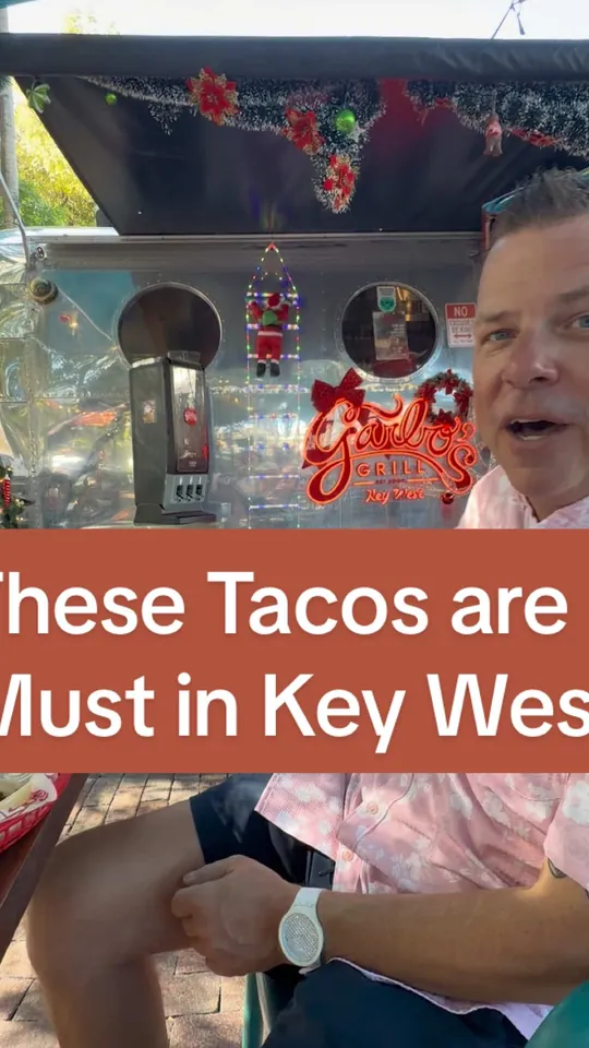 Tacos at Garbo's Grill @ Hanks!, Key West – $14.75 on the menu