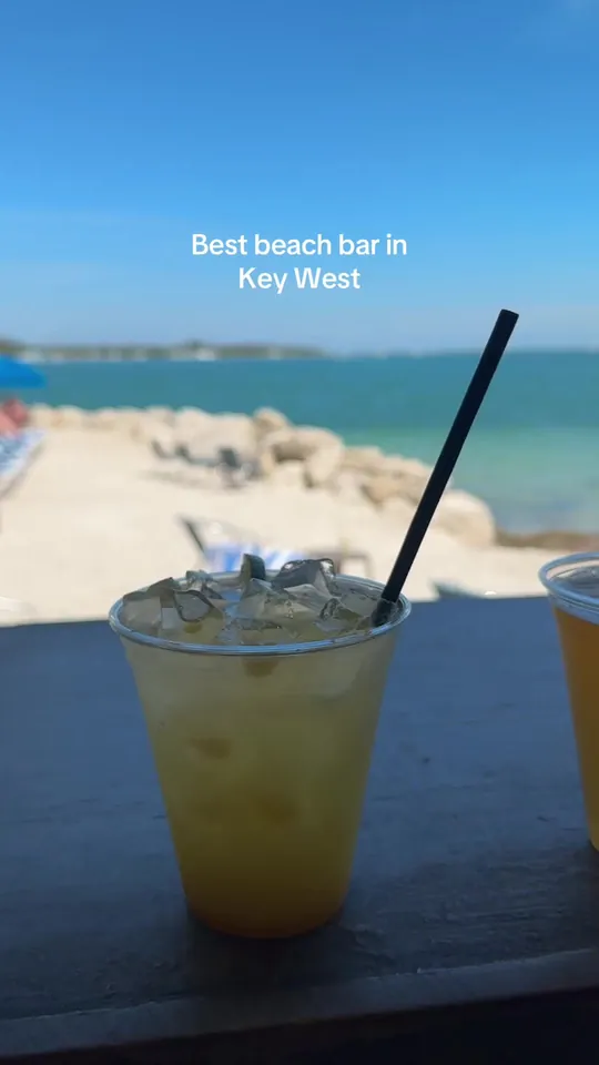 Beer at Lagerheads Beach Bar & Watersports, Key West