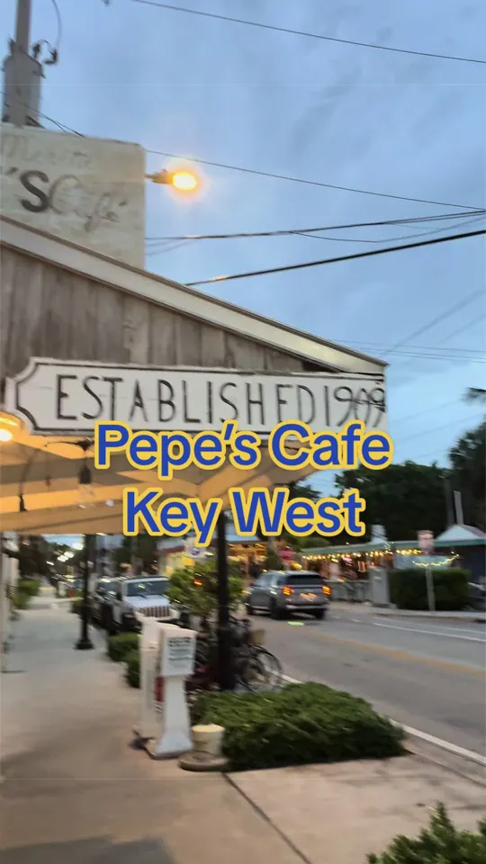 Video at Pepe's Cafe, Key West
