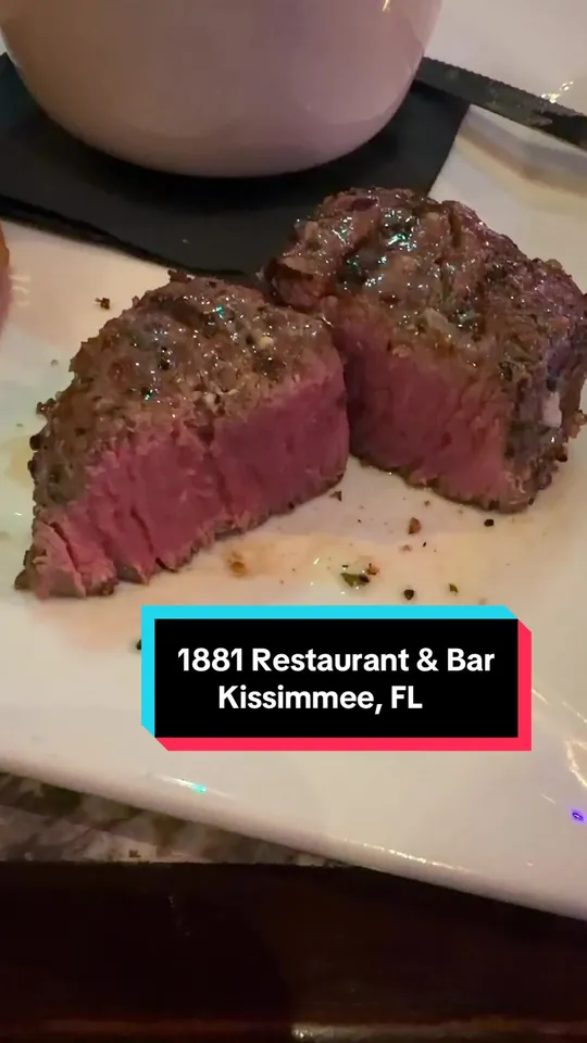 Steak at 1881 Restaurant & Bar, Kissimmee – $7 on the menu