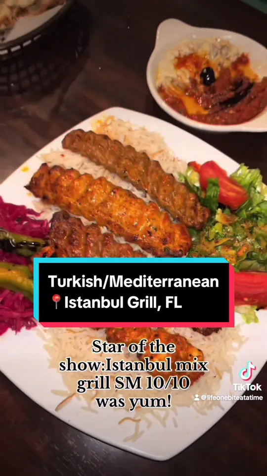 Chicken at Istanbul Grill, Kissimmee – $7.95 on the menu