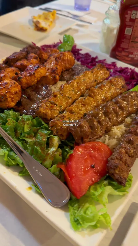 Dessert at Istanbul Grill, Kissimmee – $4.95 on the menu