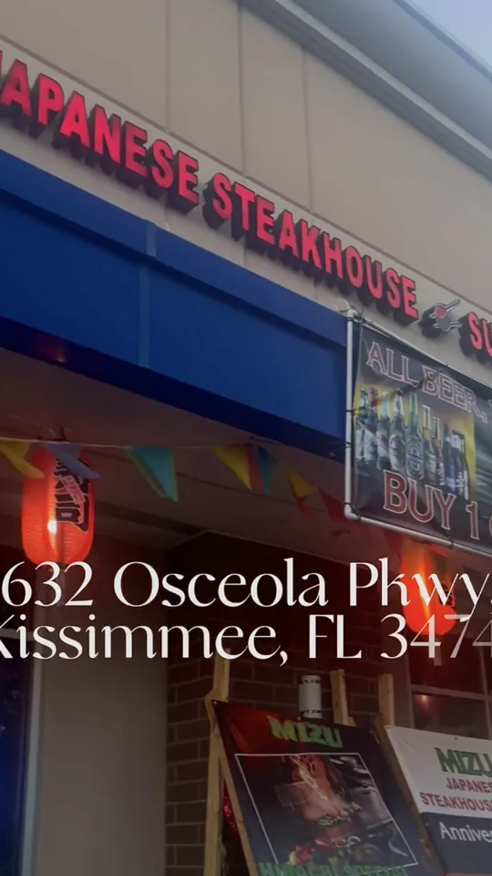 Hibachi at Mizu Japanese Steak House And Sushi, Kissimmee – $6.75 on the menu