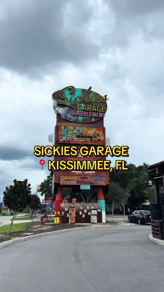 Video at Sickies Garage Burgers & Brews, Kissimmee