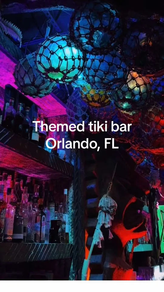 Cocktails at Tiki Bar, Kissimmee – $6 on the menu