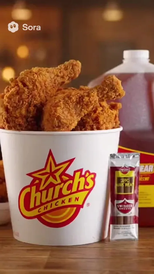 Chicken at Church's Texas Chicken, Lakeland