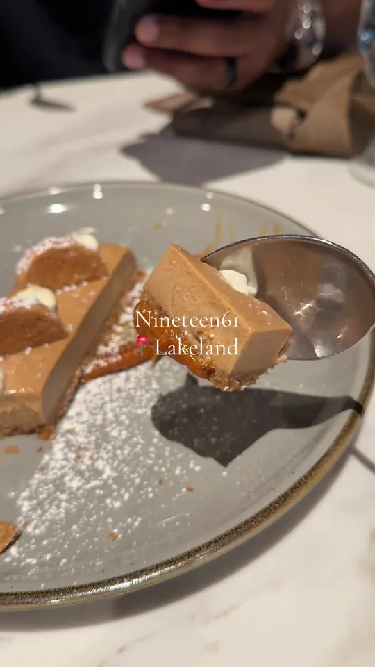 Cheesecake at Nineteen61, Lakeland – $13 on the menu