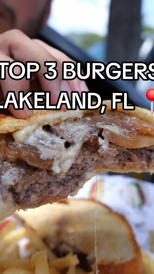 Burger at The Chop Shop, Lakeland – $14.99 on the menu