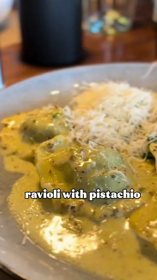 Ravioli at Bacco Wine Cafe, Melbourne – $24 on the menu