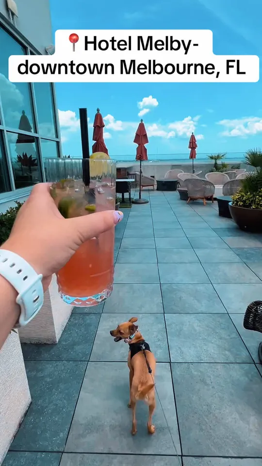 Cocktails at The Landing Rooftop, Melbourne