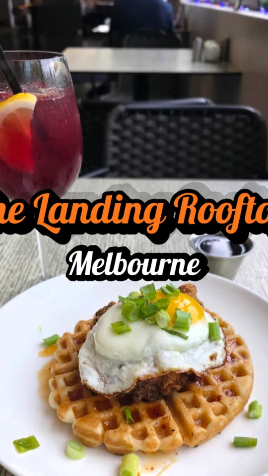Chicken at The Landing Rooftop, Melbourne – $17 on the menu