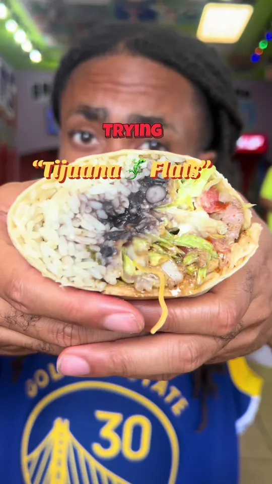 Burrito at Tijuana Flats, Melbourne