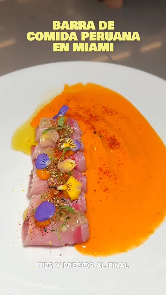 Ceviche at Barra Callao, Miami Beach