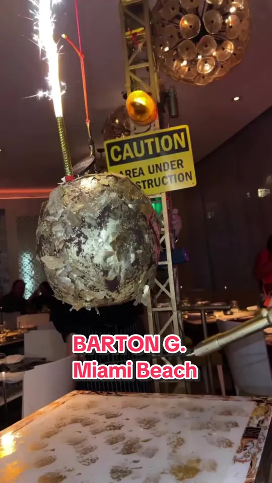 Video at Barton G The Restaurant, Miami Beach