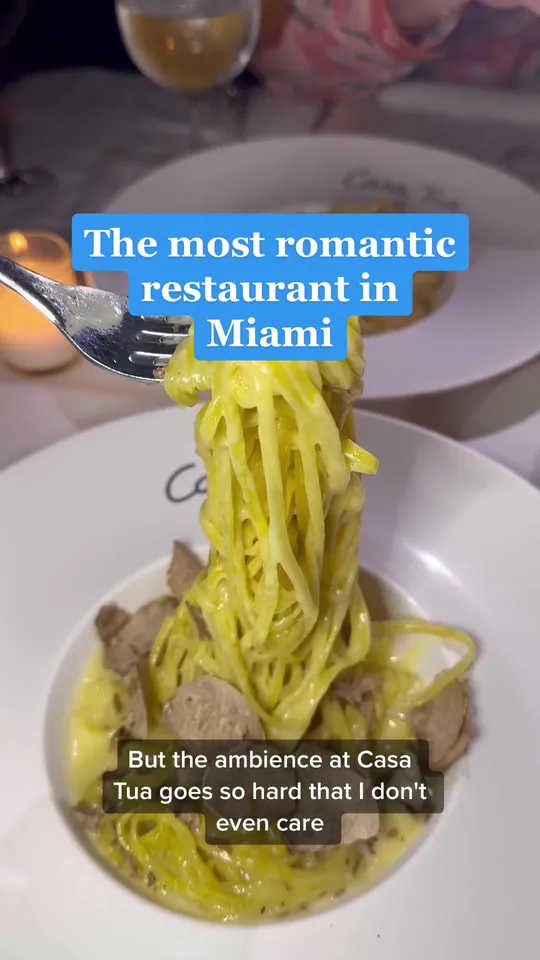 Pasta at Casa Tua Miami Beach, Miami Beach